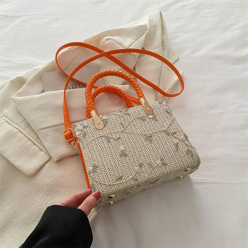 Straw Top-handle Bags