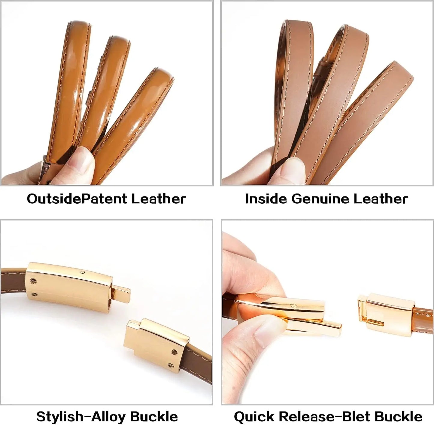 Leather Ladies Dress Belts