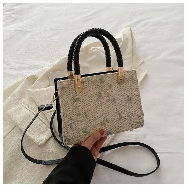 Straw Top-handle Bags