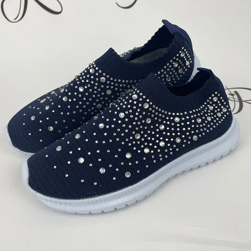 Crystal Flats Shoes