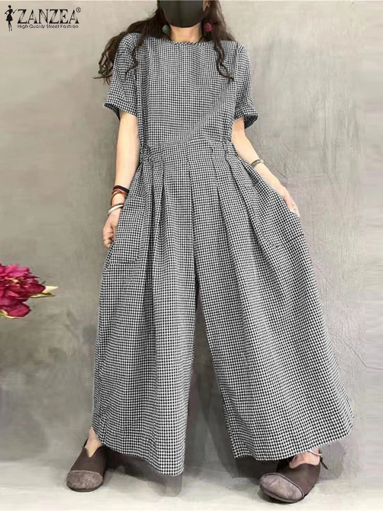 Gingham Jumpsuits