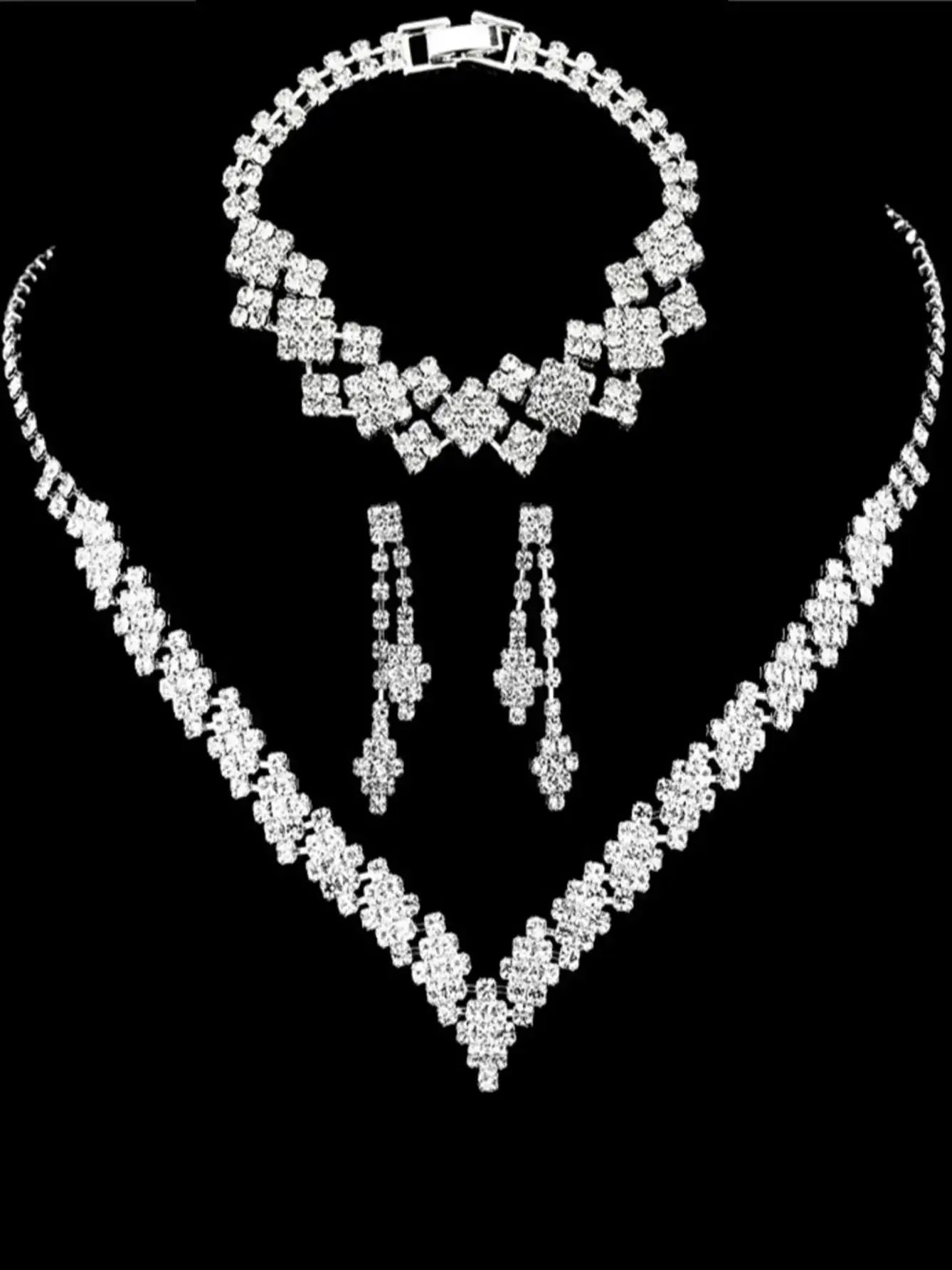 3pcs Jewelry zircon Set