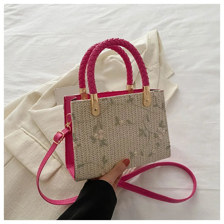 Straw Top-handle Bags
