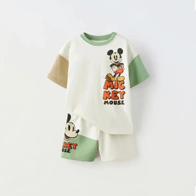 Mickey Tshirt +Shorts