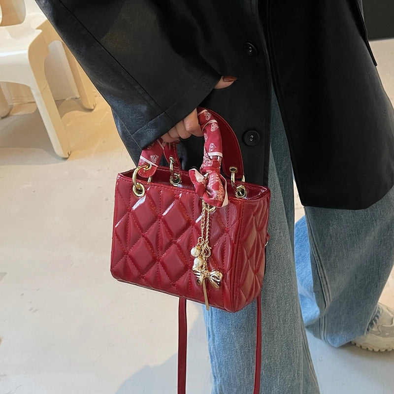 Classic red Handbag