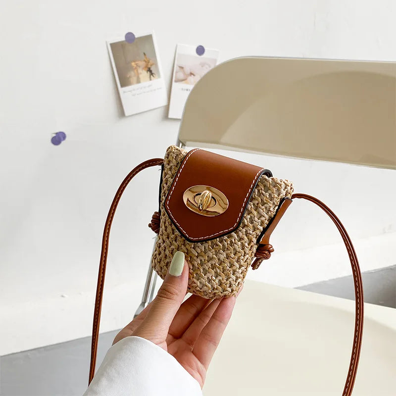 Mini Woven Straw Bag