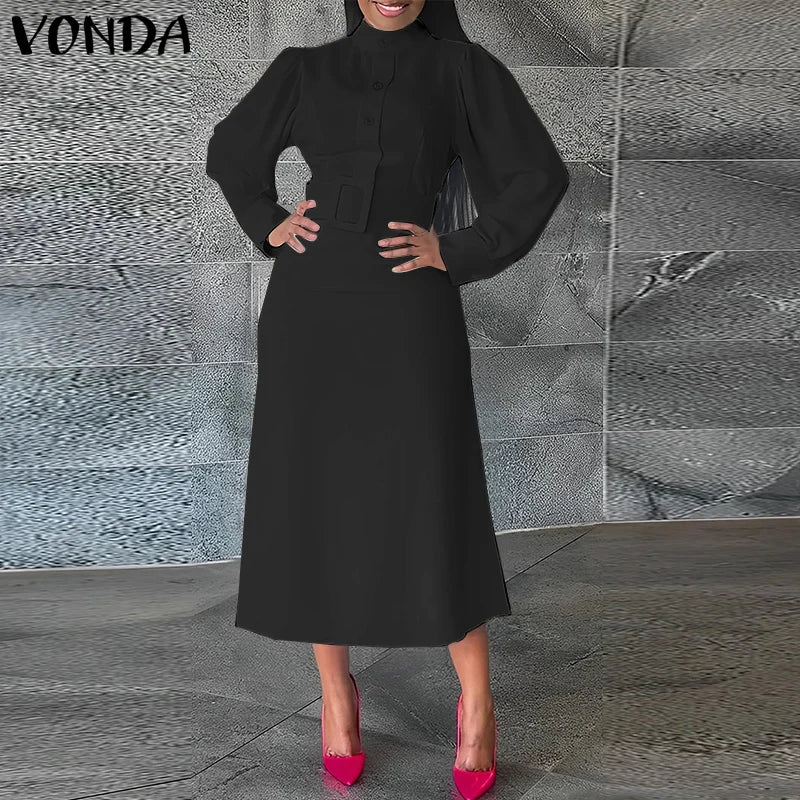 VONDA Women Elegant Dress