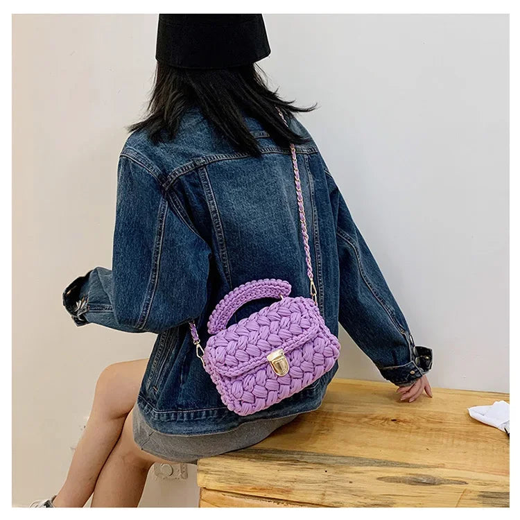 DIY Knitted Handbag