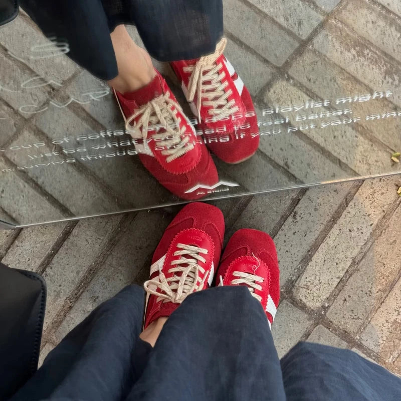 Casual Sneakers Comfortable Deerskin