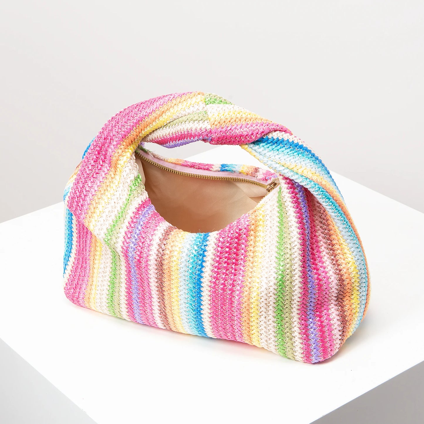 Vintage woven handbag