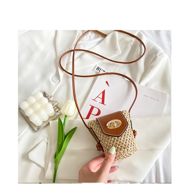 Mini Woven Straw Bag