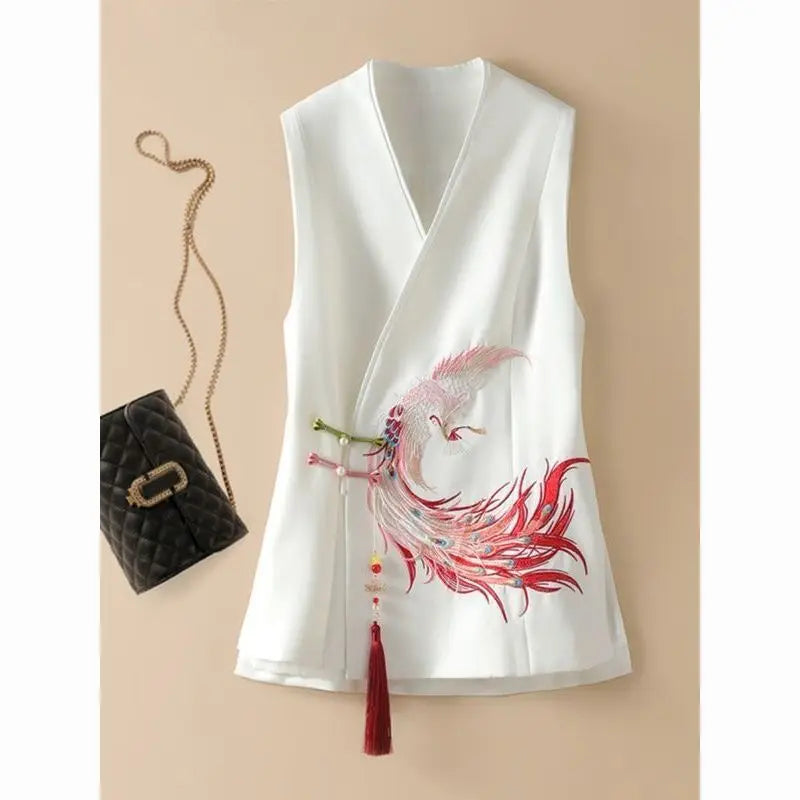 Wind Vest Embroidery