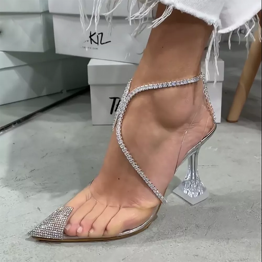 Transparent Crystal Sandals