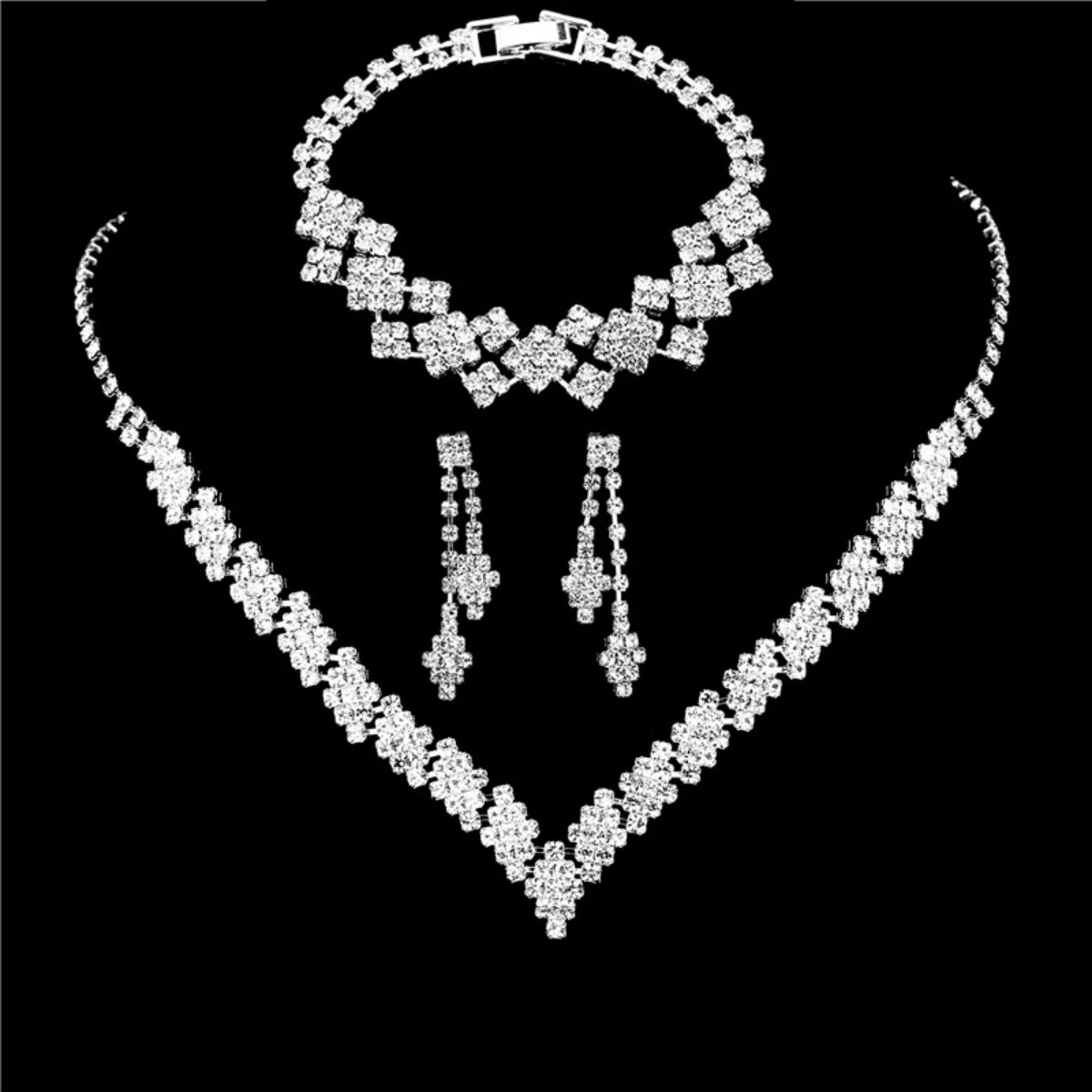 3pcs Jewelry zircon Set