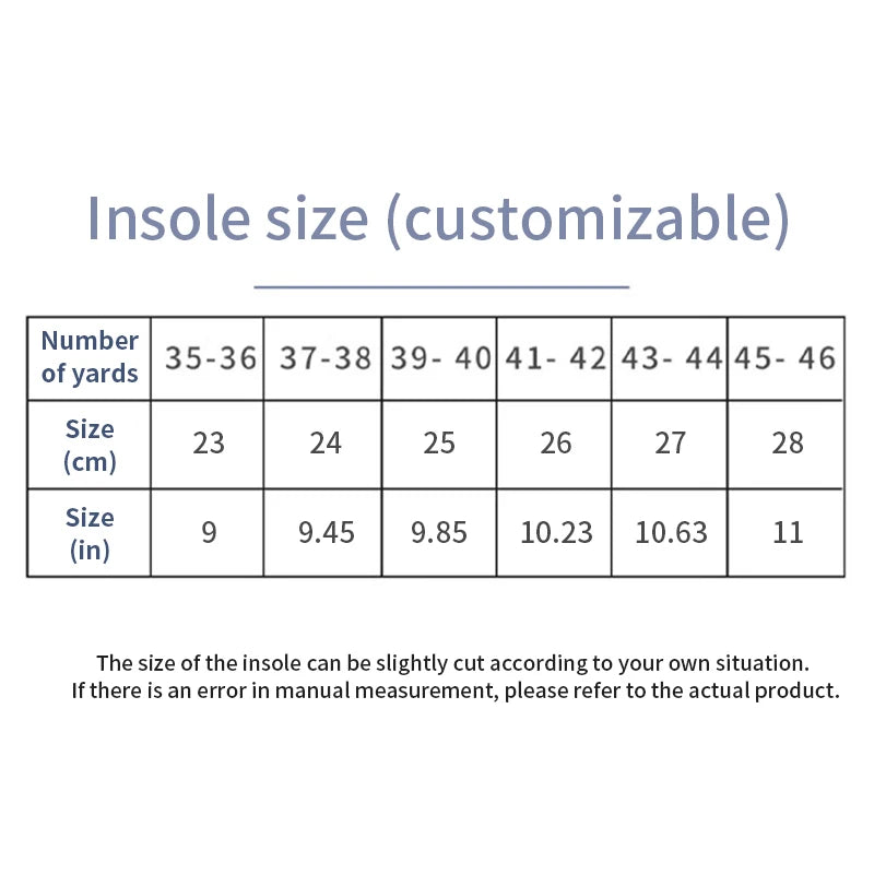 Sport Orthopedic Insoles for Feet