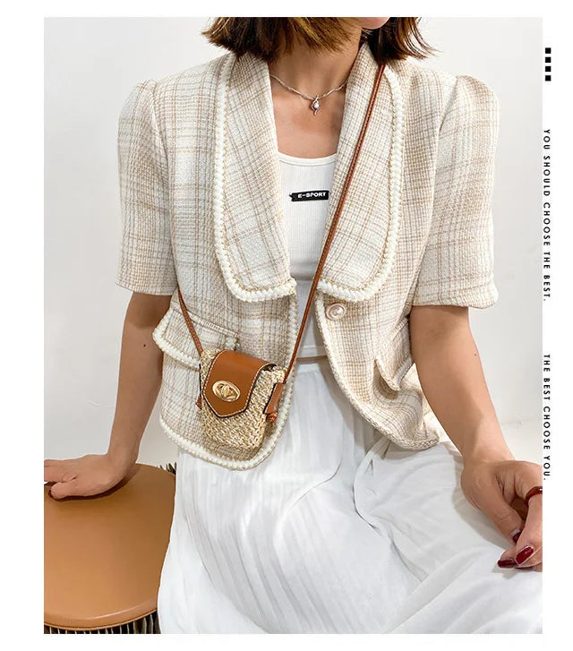Mini Woven Straw Bag