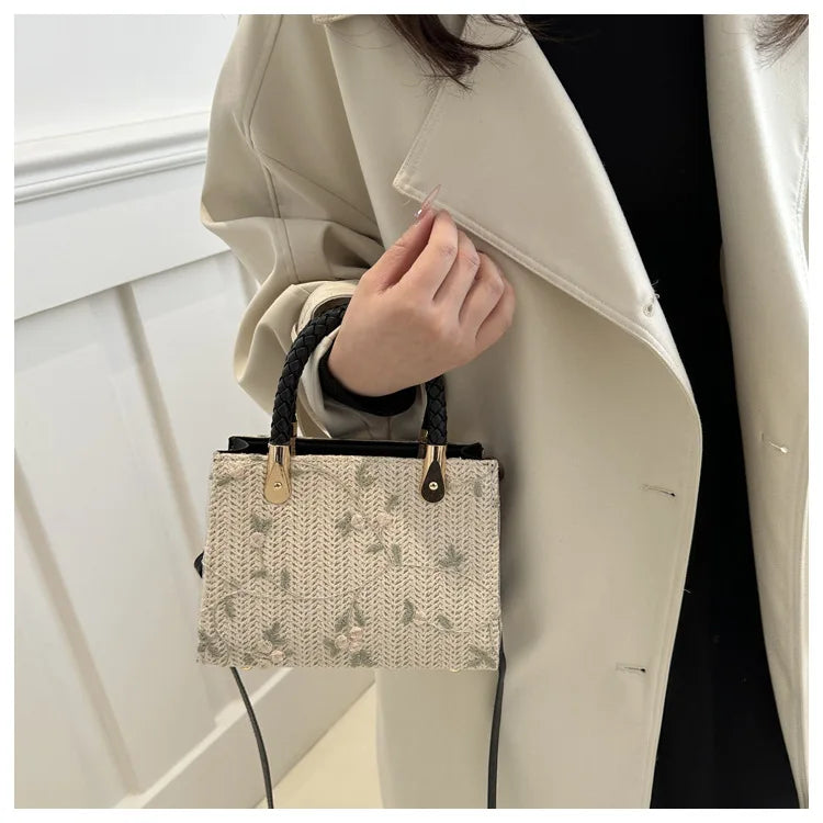 Straw Top-handle Bags