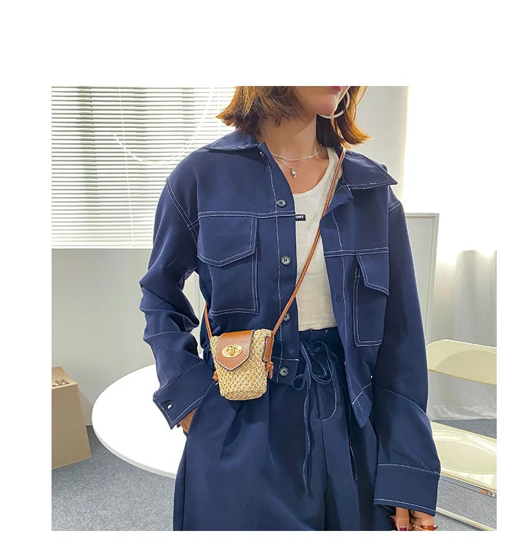 Mini Woven Straw Bag
