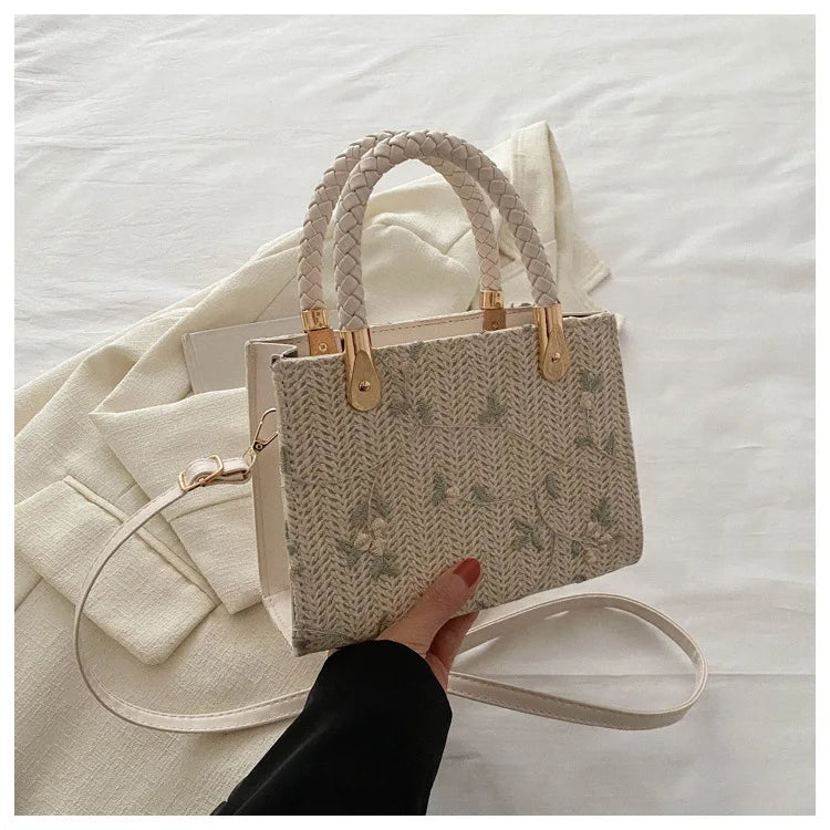 Straw Top-handle Bags