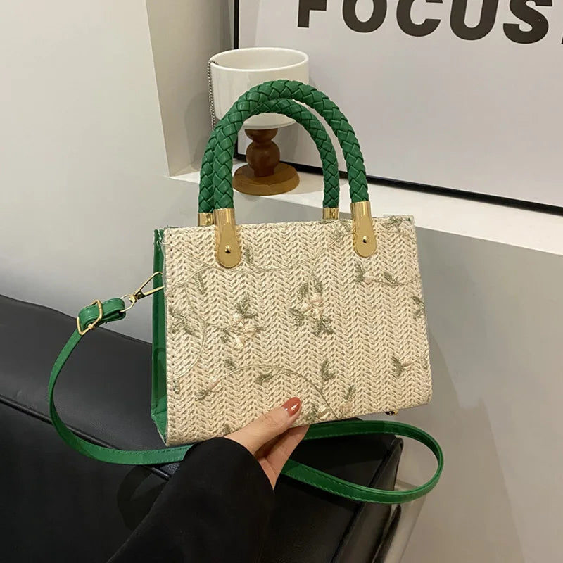 Straw Top-handle Bags