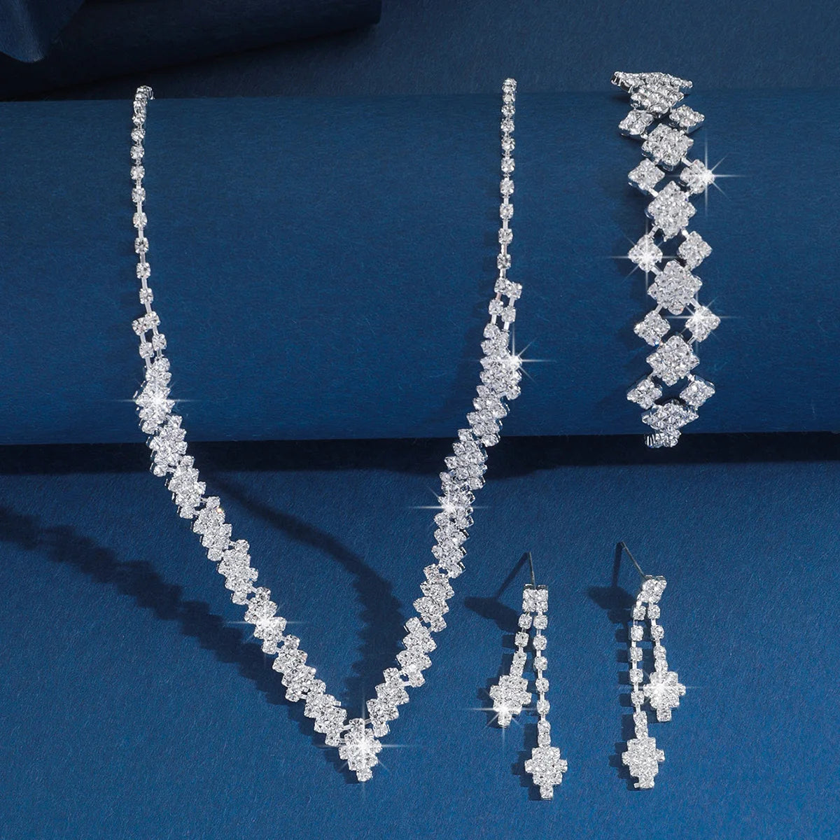 3pcs Jewelry zircon Set