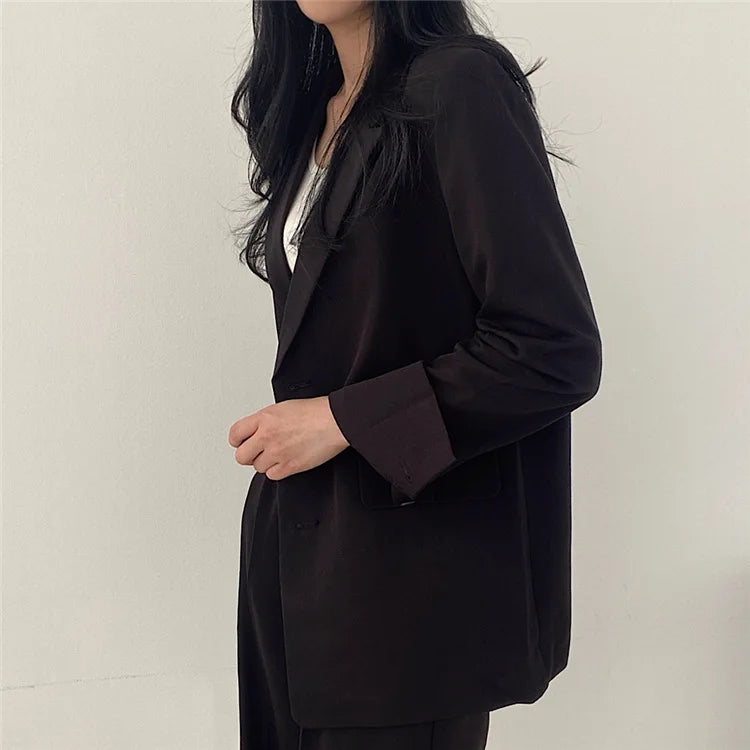 Fall Fashion Long Sleeve Blazer Mujer Pant Sets Blazers Women 2024 Casual Womens 2 Piece Outfit Set Suits Outwear