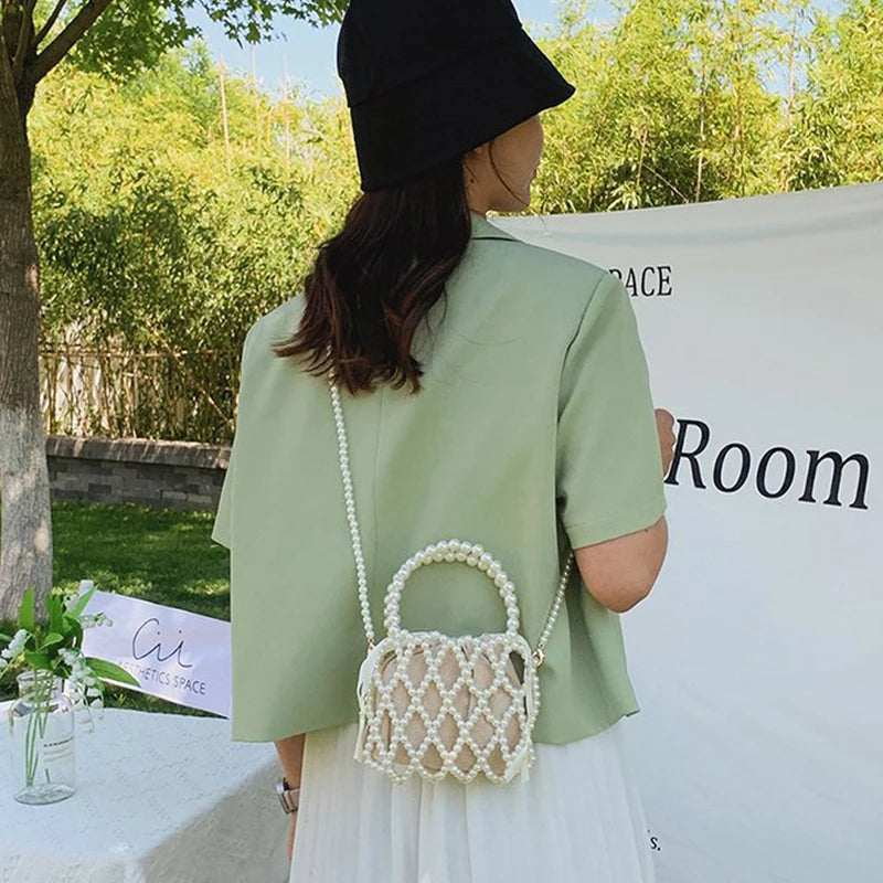 Fashion Lady Basket Handbag