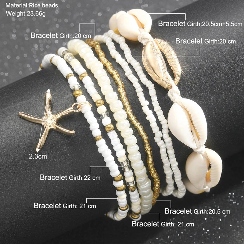 Multilayer Ankle Bracelet