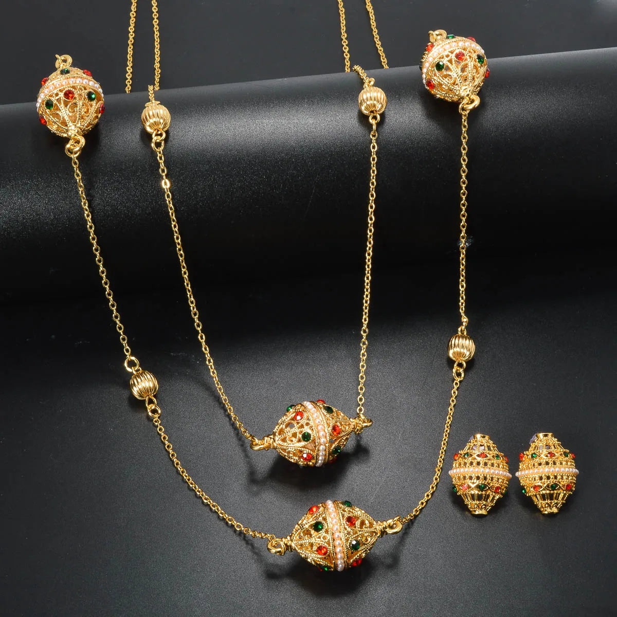 necklace zirconia set
