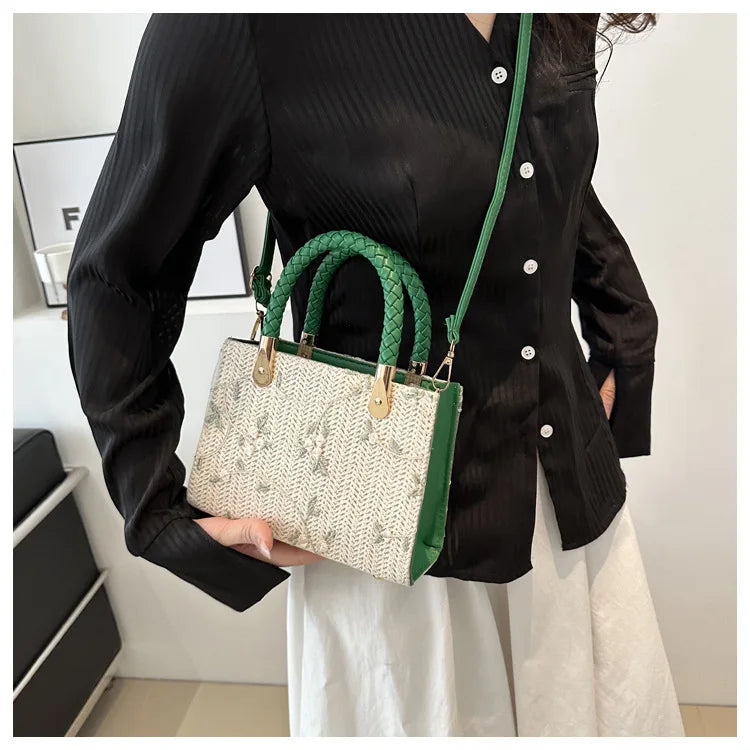Straw Top-handle Bags