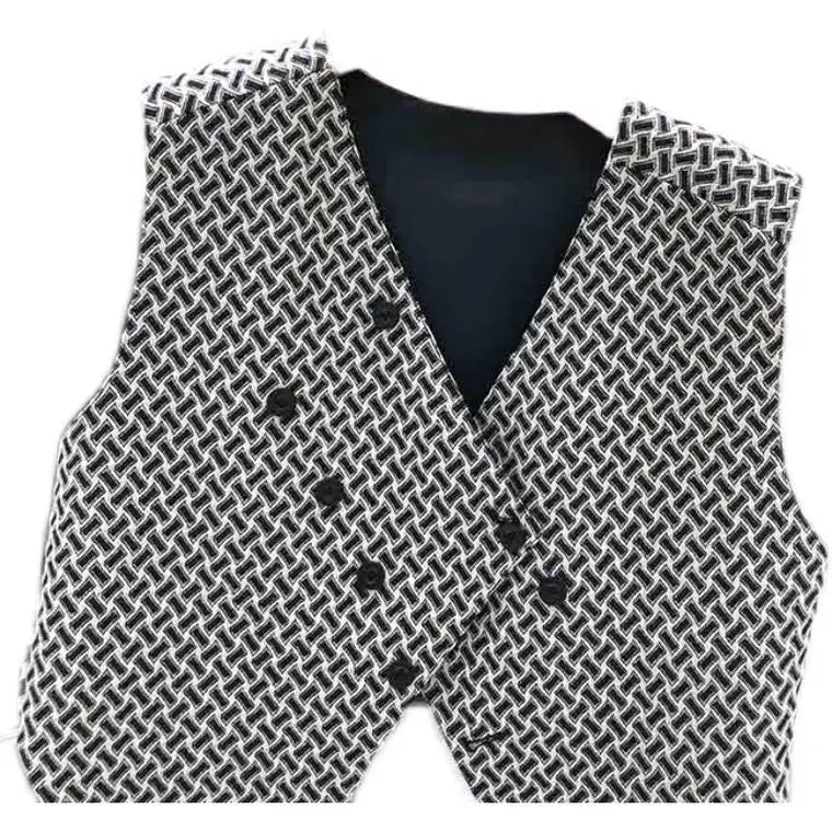 Asymmetric Suit Waistcoat