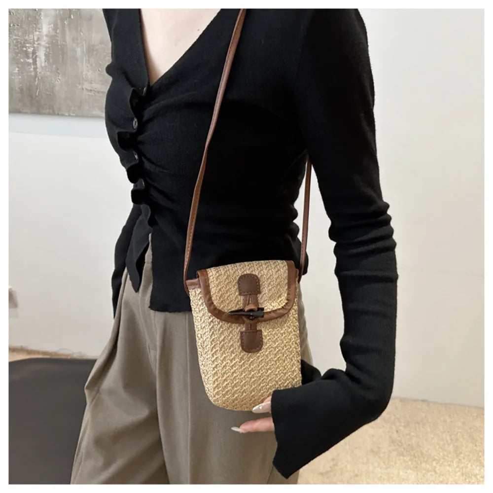 Small Straw Crossbody Bags