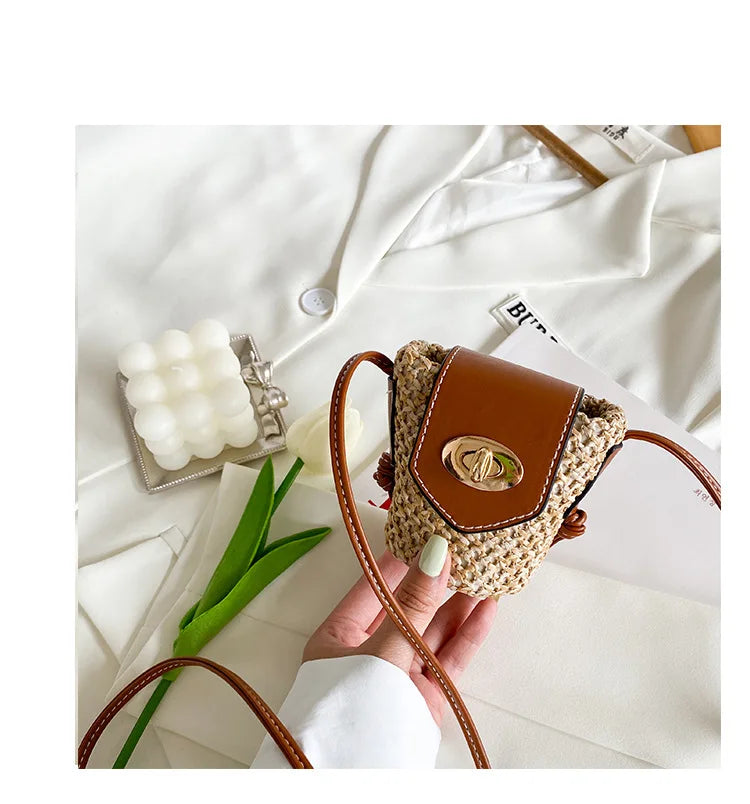 Mini Woven Straw Bag
