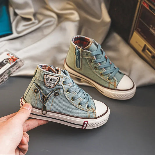 High Top Canvas Shoes
