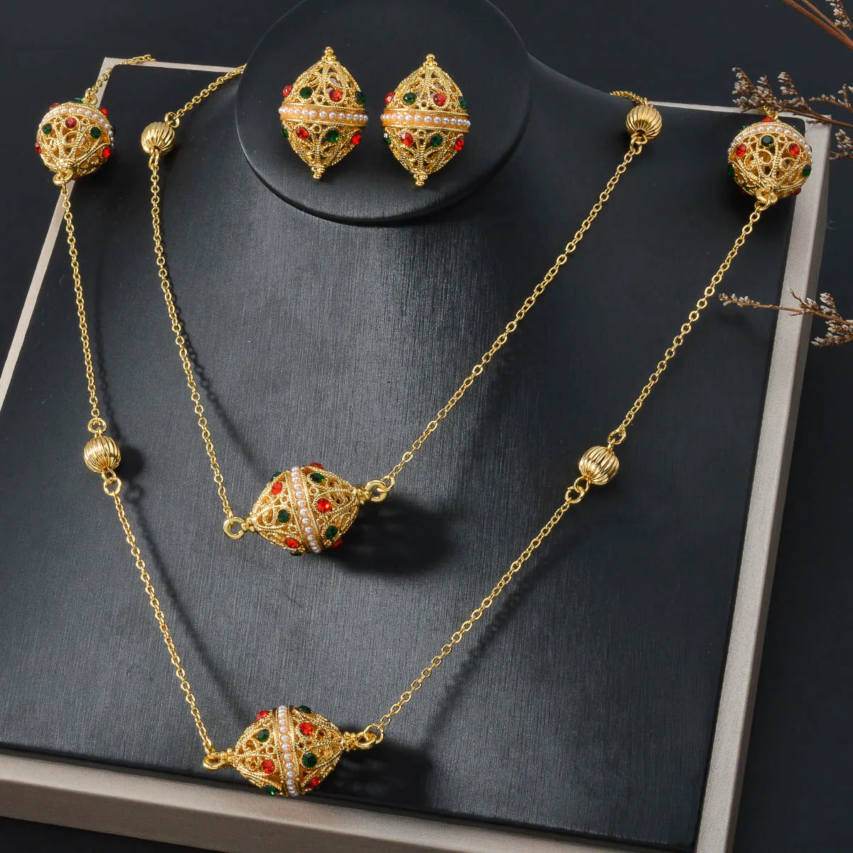 necklace zirconia set
