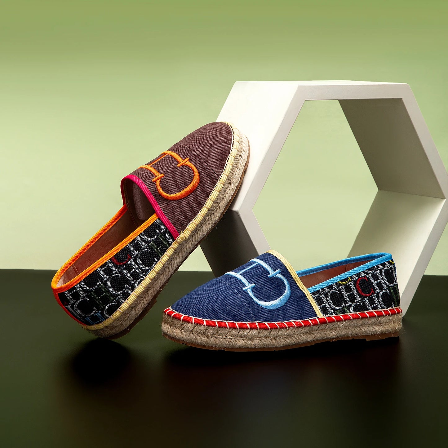 Fashion Colour Blocking Design Retro Style