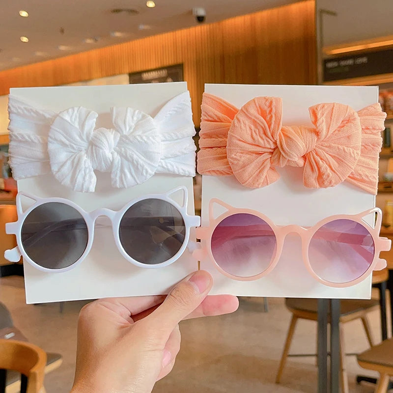 Hairbands Cat Ears Sunglasses