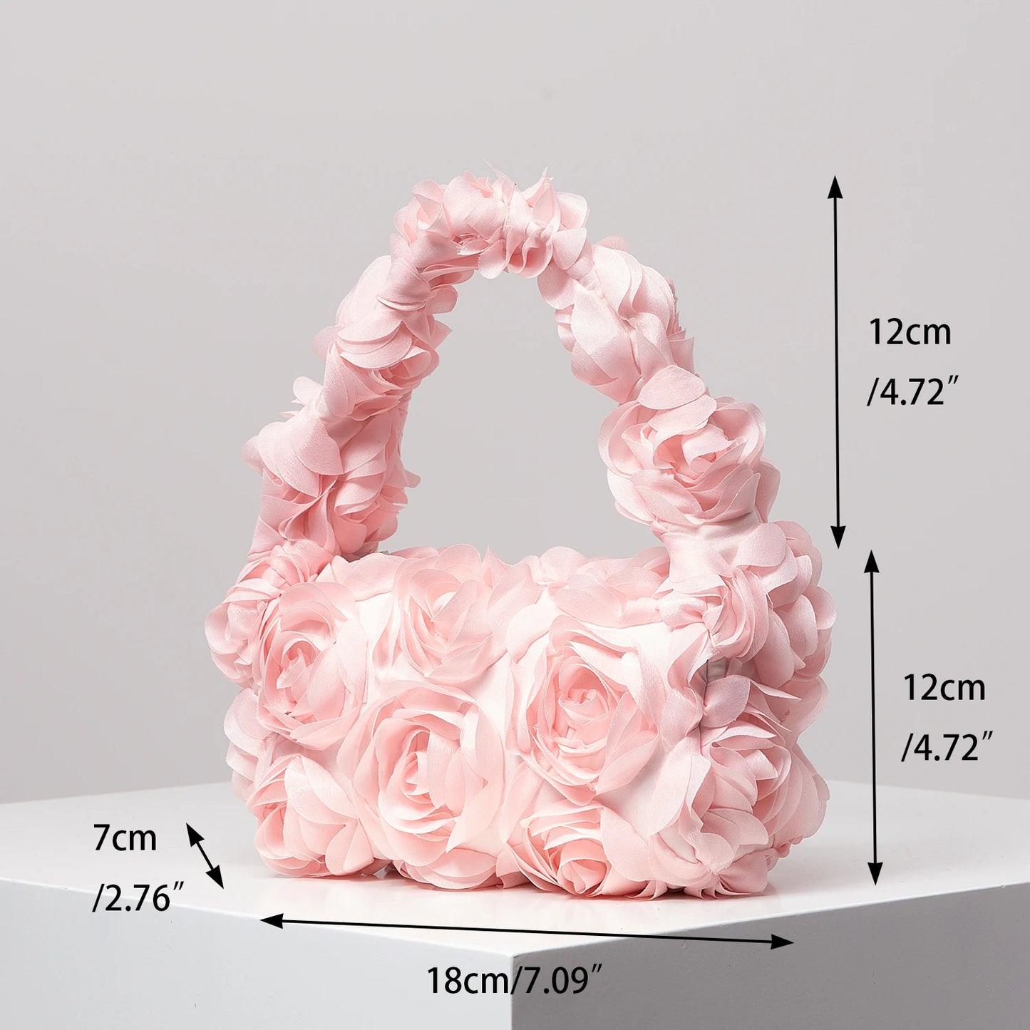 Elegant rose handbag