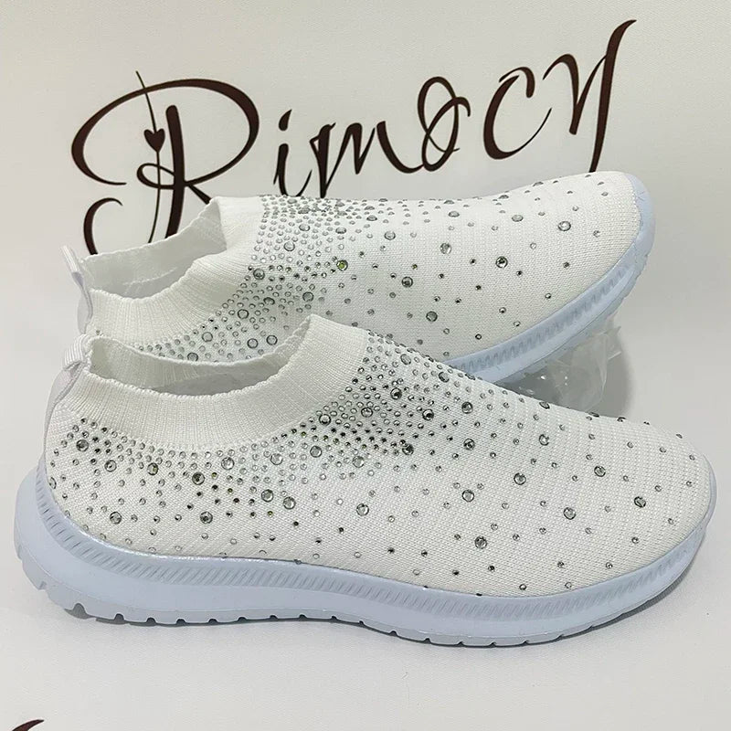 Crystal Flats Shoes