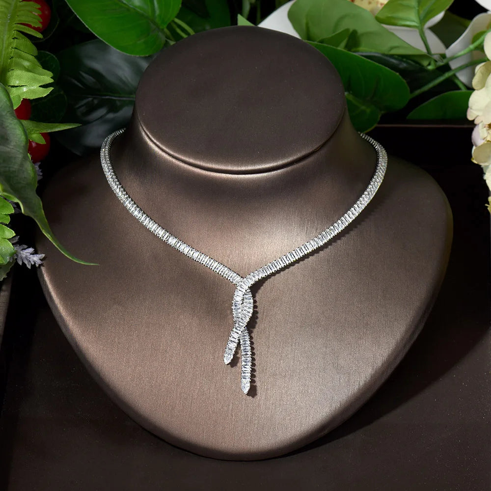 4pcs Jewelry Set Cubic Zirconia