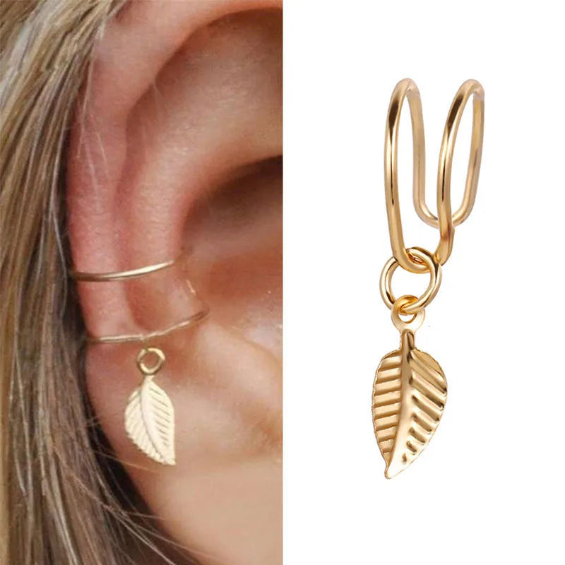 Zircon Double-layer Ear Cuff