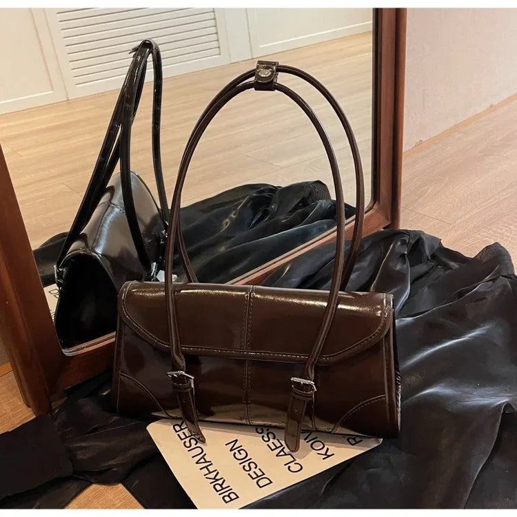 Leather Underarm Bag