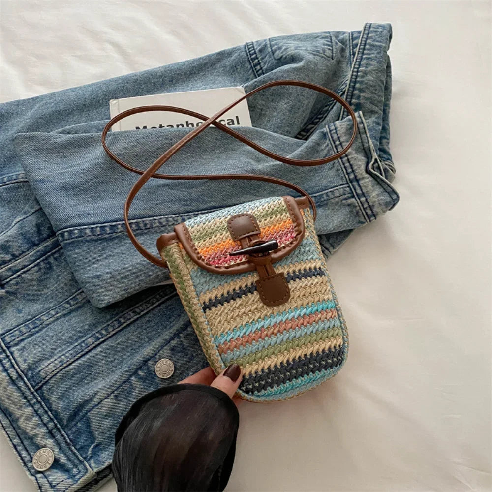 Small Straw Crossbody Bags