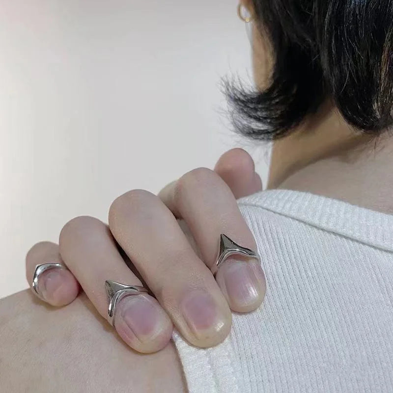 4Pcs Metal Finger Rings