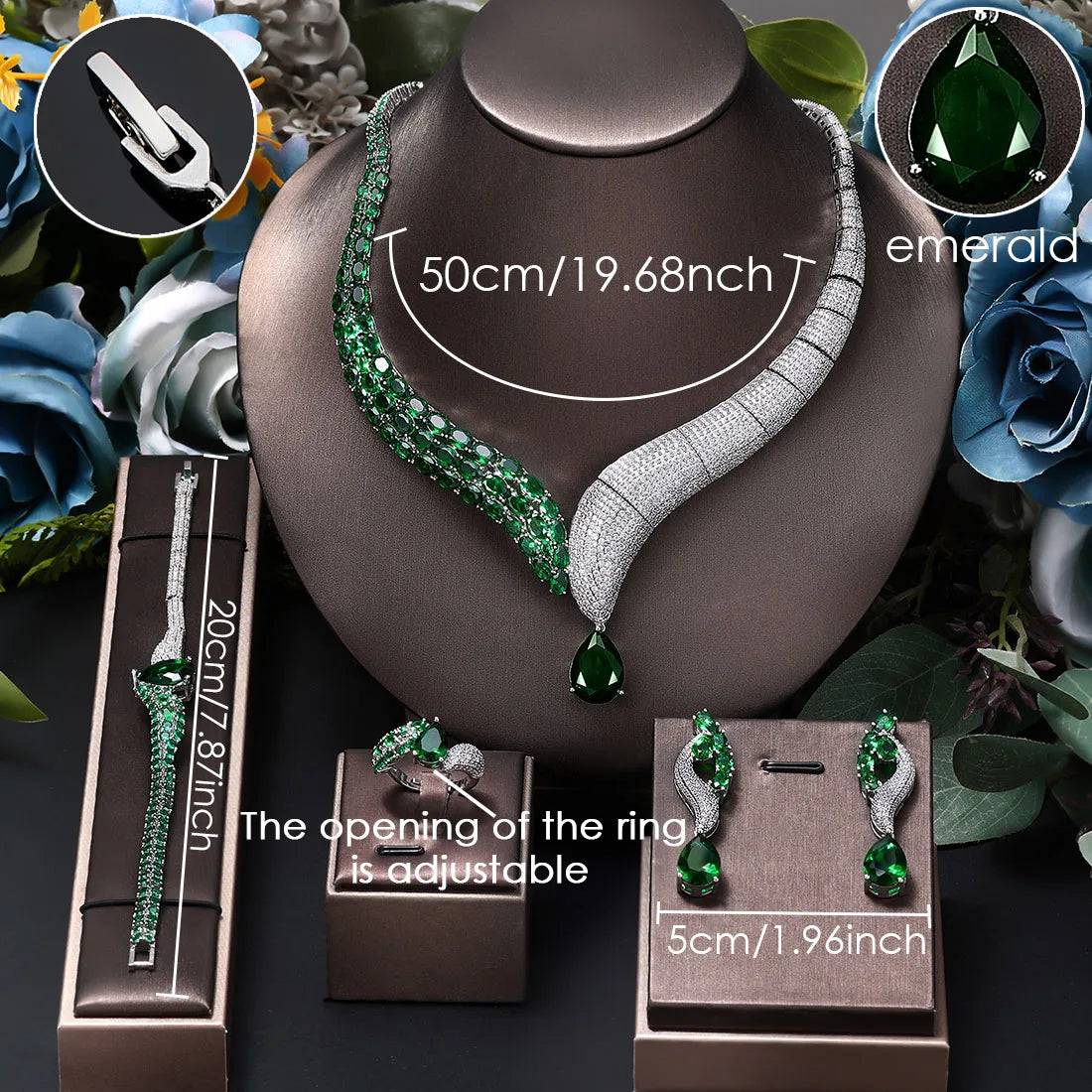 Zircon Jewelry Set