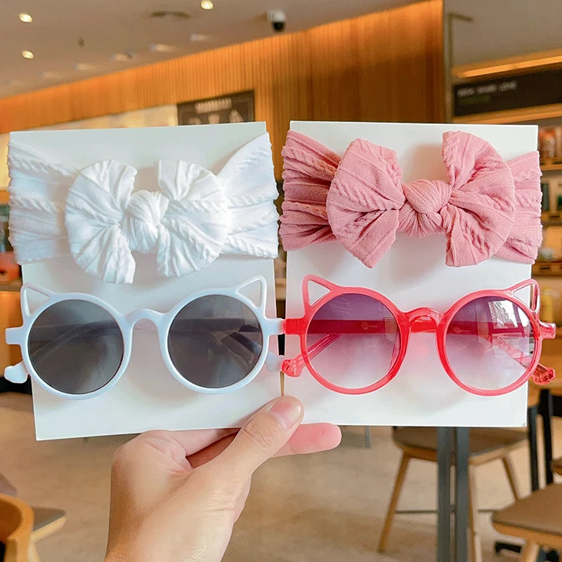 Hairbands Cat Ears Sunglasses