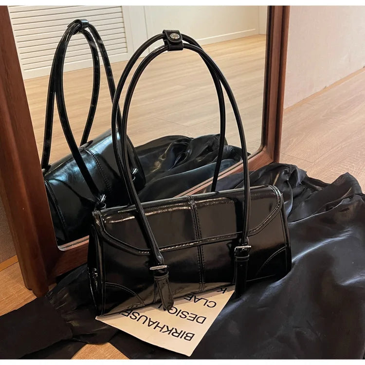 Leather Underarm Bag