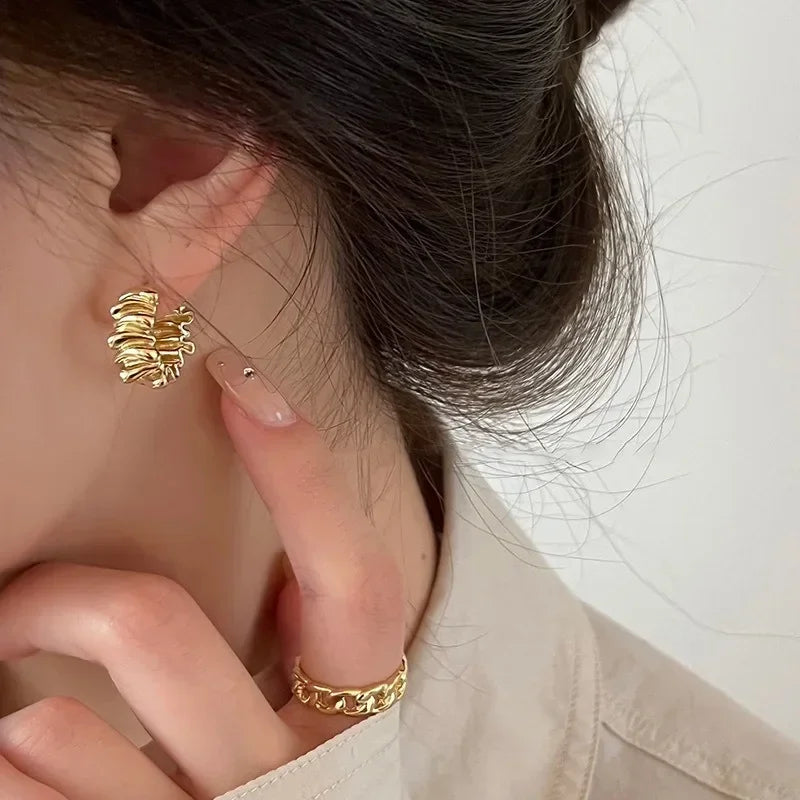 Irregular Wavy Earrings