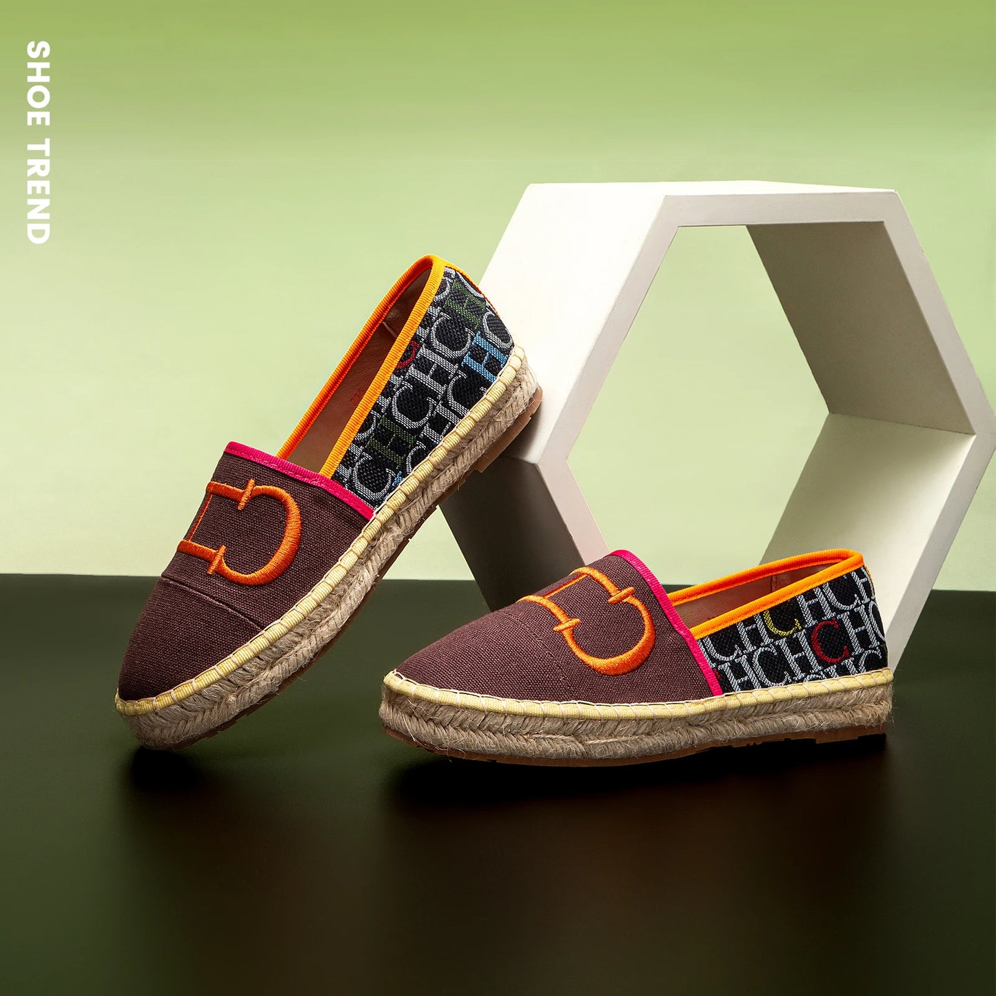 Fashion Colour Blocking Design Retro Style