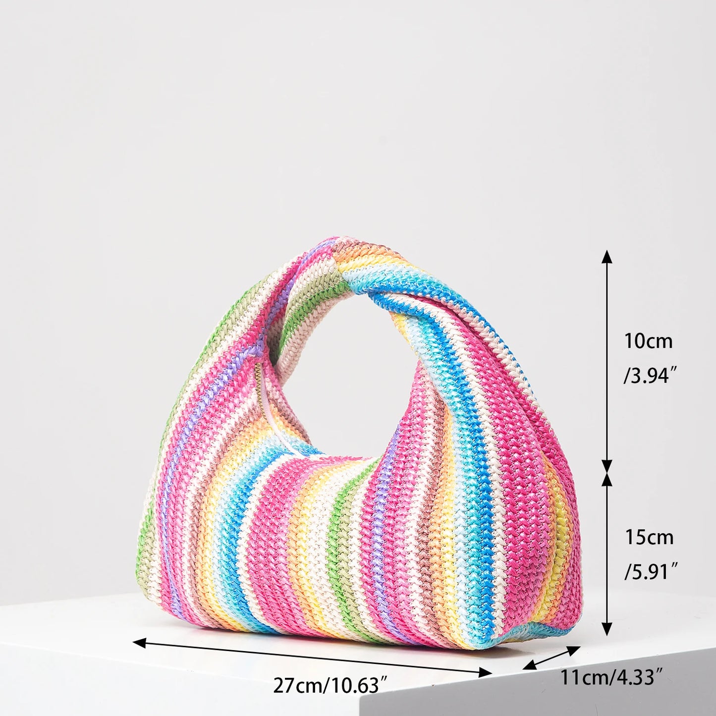 Vintage woven handbag